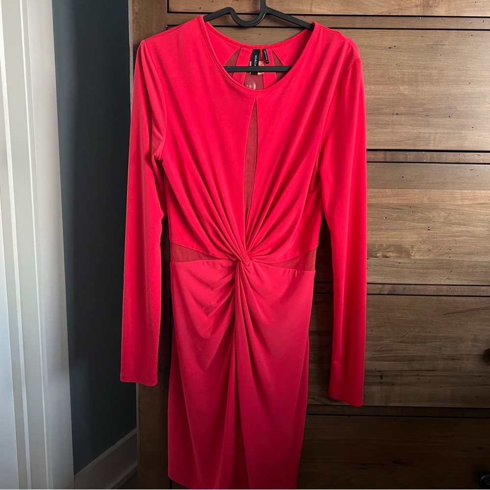 Guess by Marciano Bodycon Mini Dress Mesh Cutouts